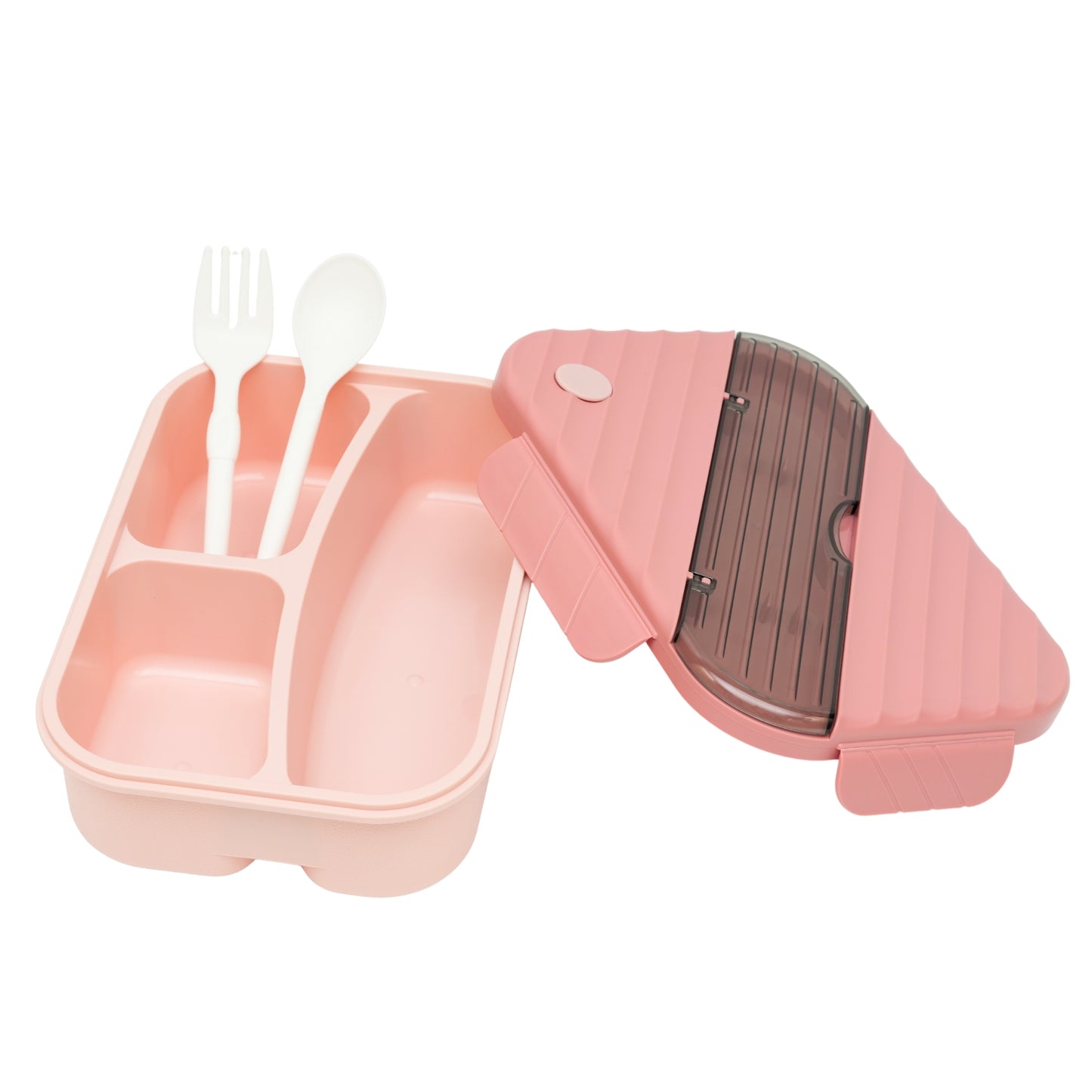 Diagonal Spoon Compartment Lunch Box