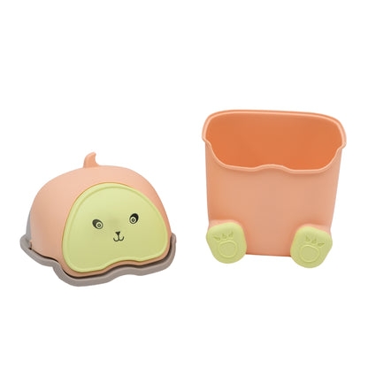 mini cartoon desktop trash can