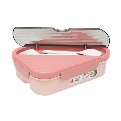 Diagonal Spoon Compartment Lunch Box