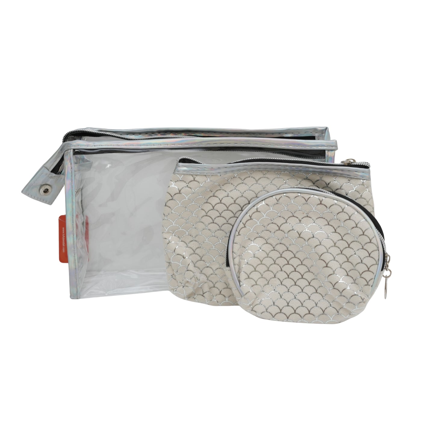 Multi-purpose Travel Cosmetic / Toiletry Pouch - Set of 3