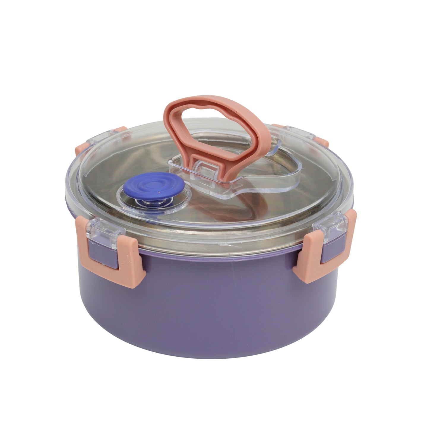 Circular air tight lunch box