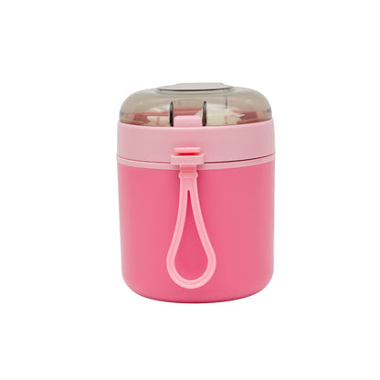 Insulated soup cup stainless steel soup cup with spoon