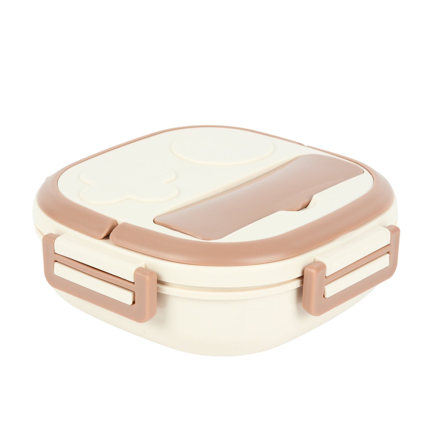Steel Compartment Lunch Box With Handle