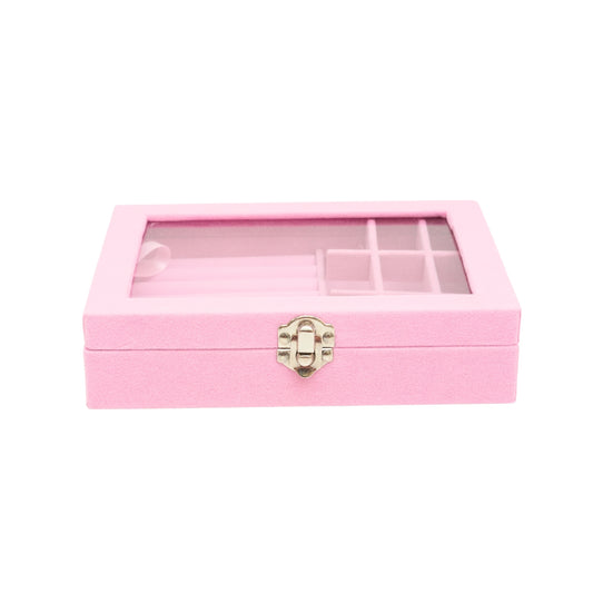 Aesthetic Light Weight Jewelry Box With Transparent See Through