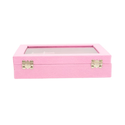 Aesthetic Light Weight Jewelry Box With Transparent See Through