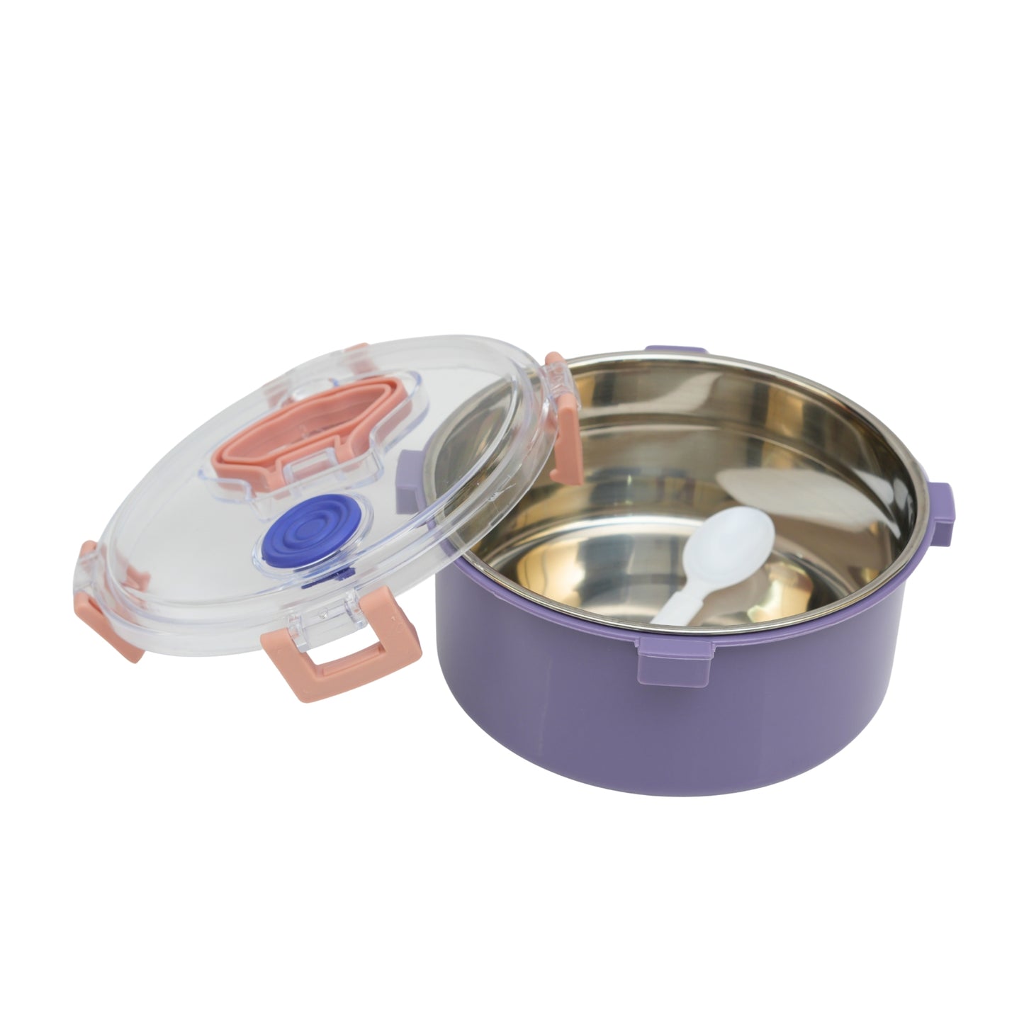 Circular air tight lunch box