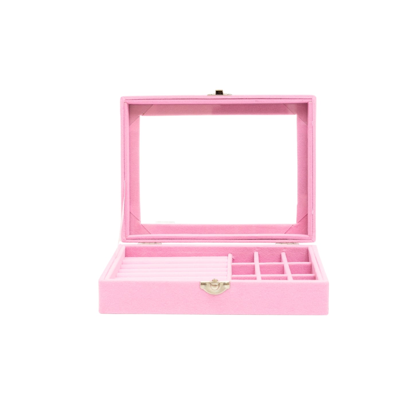 Aesthetic Light Weight Jewelry Box With Transparent See Through