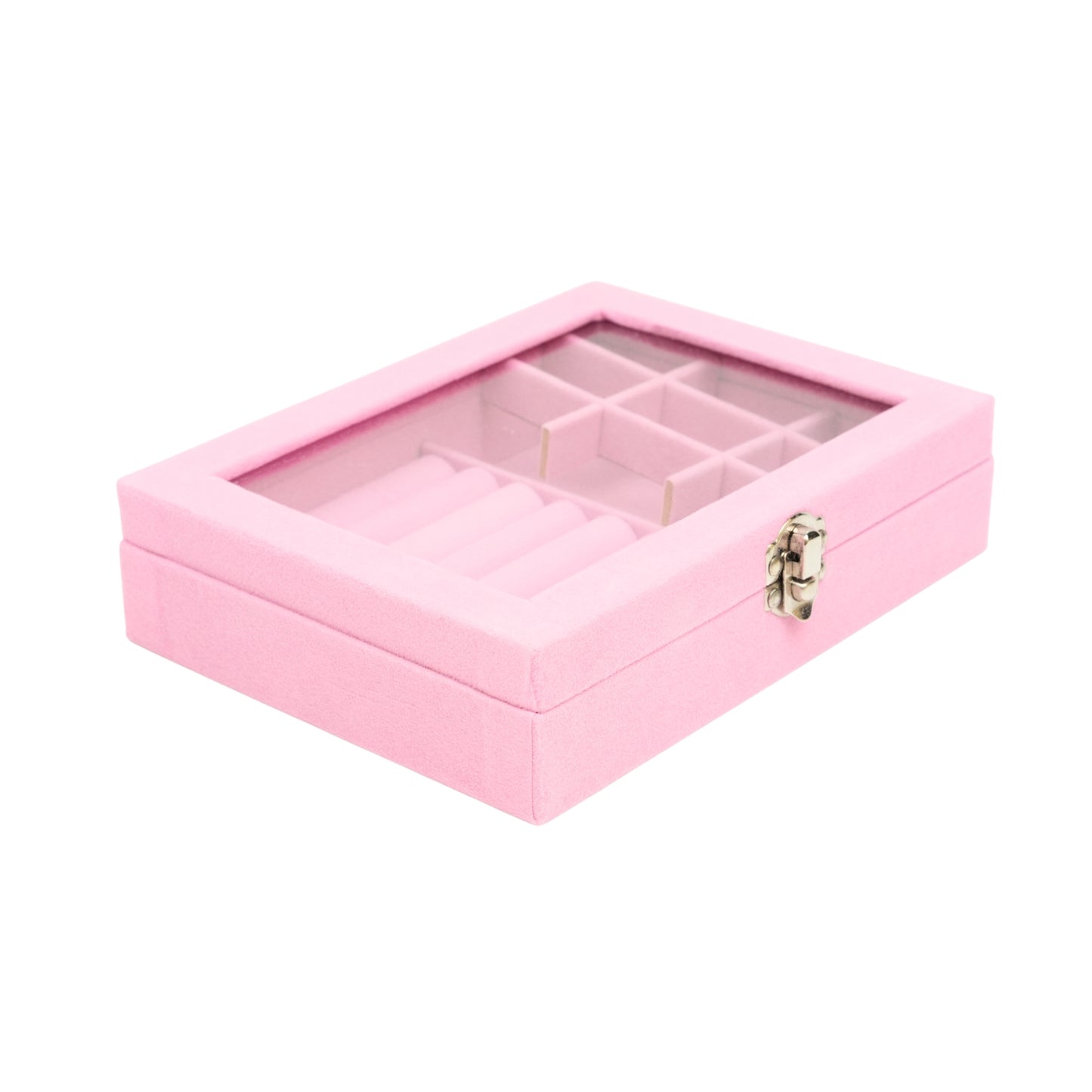 Aesthetic Light Weight Jewelry Box With Transparent See Through