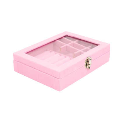 Aesthetic Light Weight Jewelry Box With Transparent See Through
