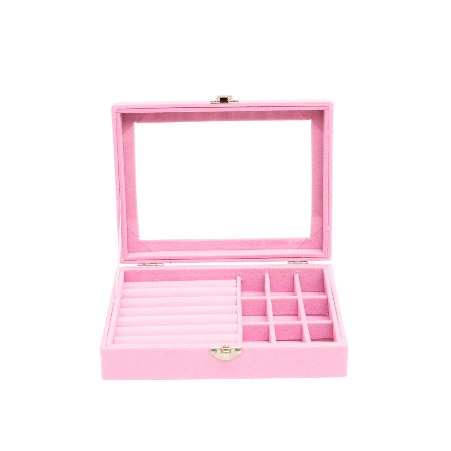 Aesthetic Light Weight Jewelry Box With Transparent See Through