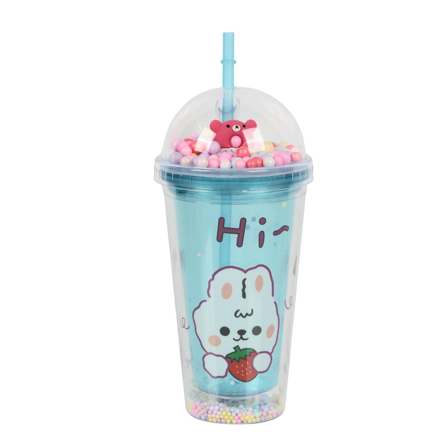 Sipper with straw
