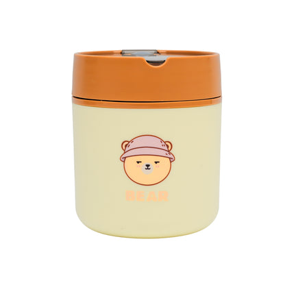 Beige & Brown Combination Soup Cup For Kids