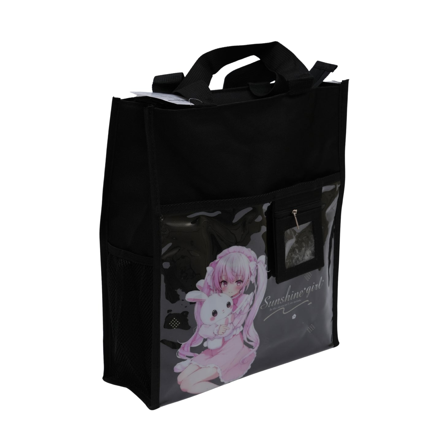 Black cute & aesthetic tote bag for girls