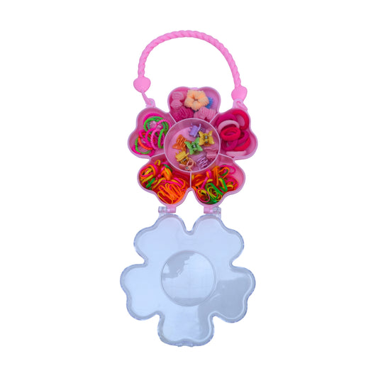 Flower claw clip & rubber band set