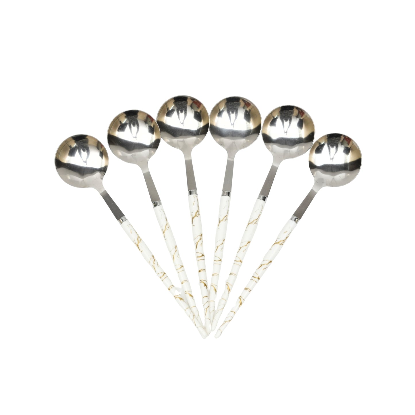 Modern & Luxury Spoon With Resin Work (Pack of 6)