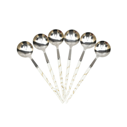 Modern & Luxury Spoon With Resin Work (Pack of 6)