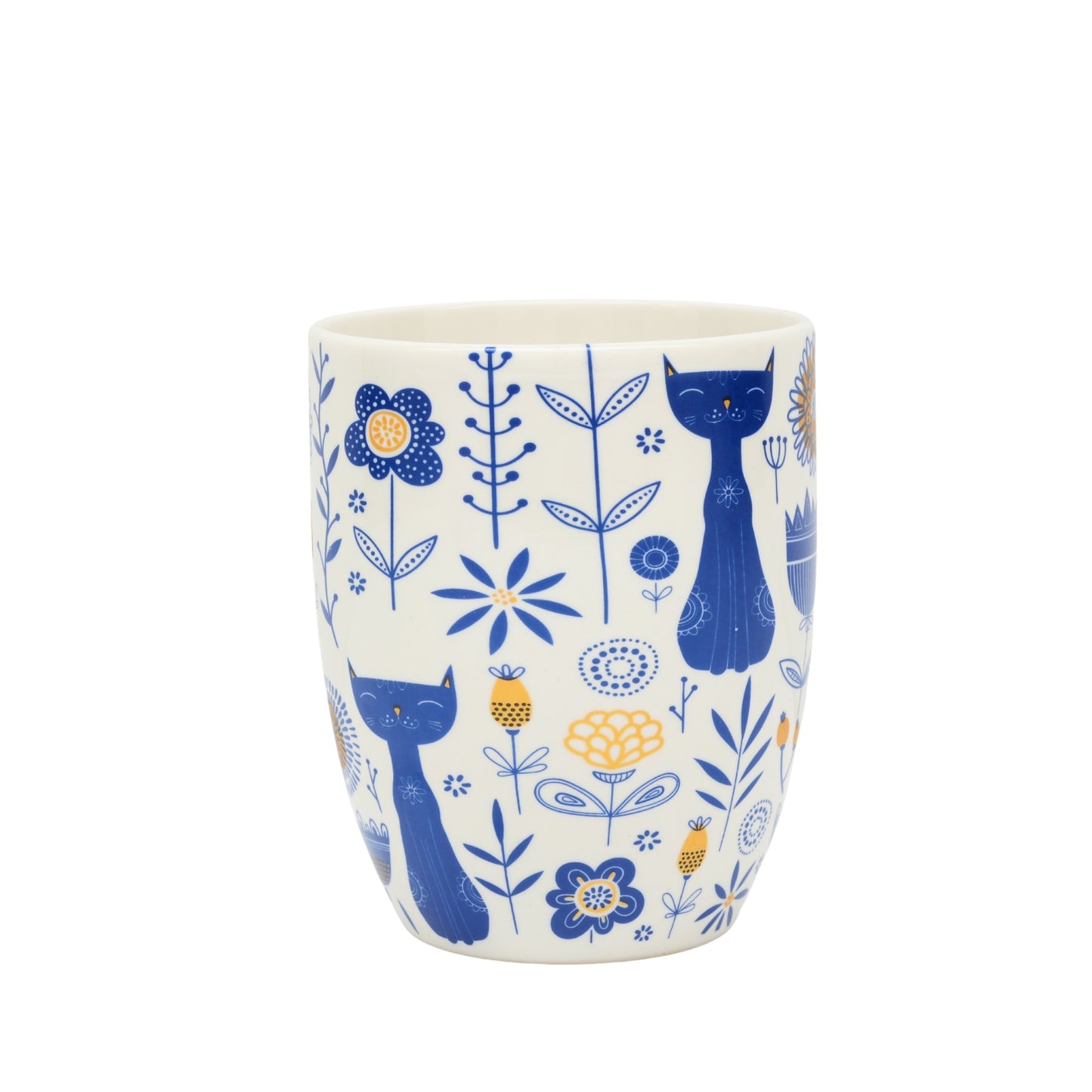 Light Color Blue Pottery Ceramic Mug