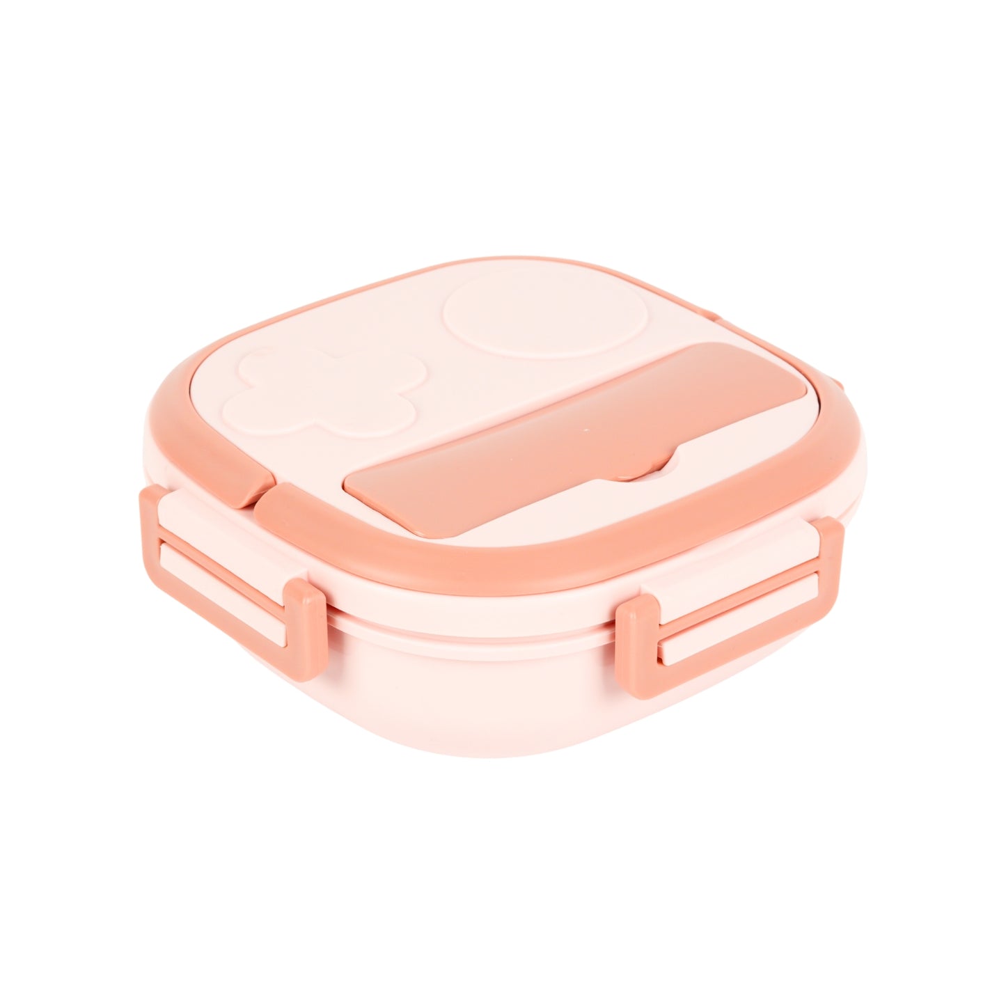 Steel Compartment Lunch Box With Handle