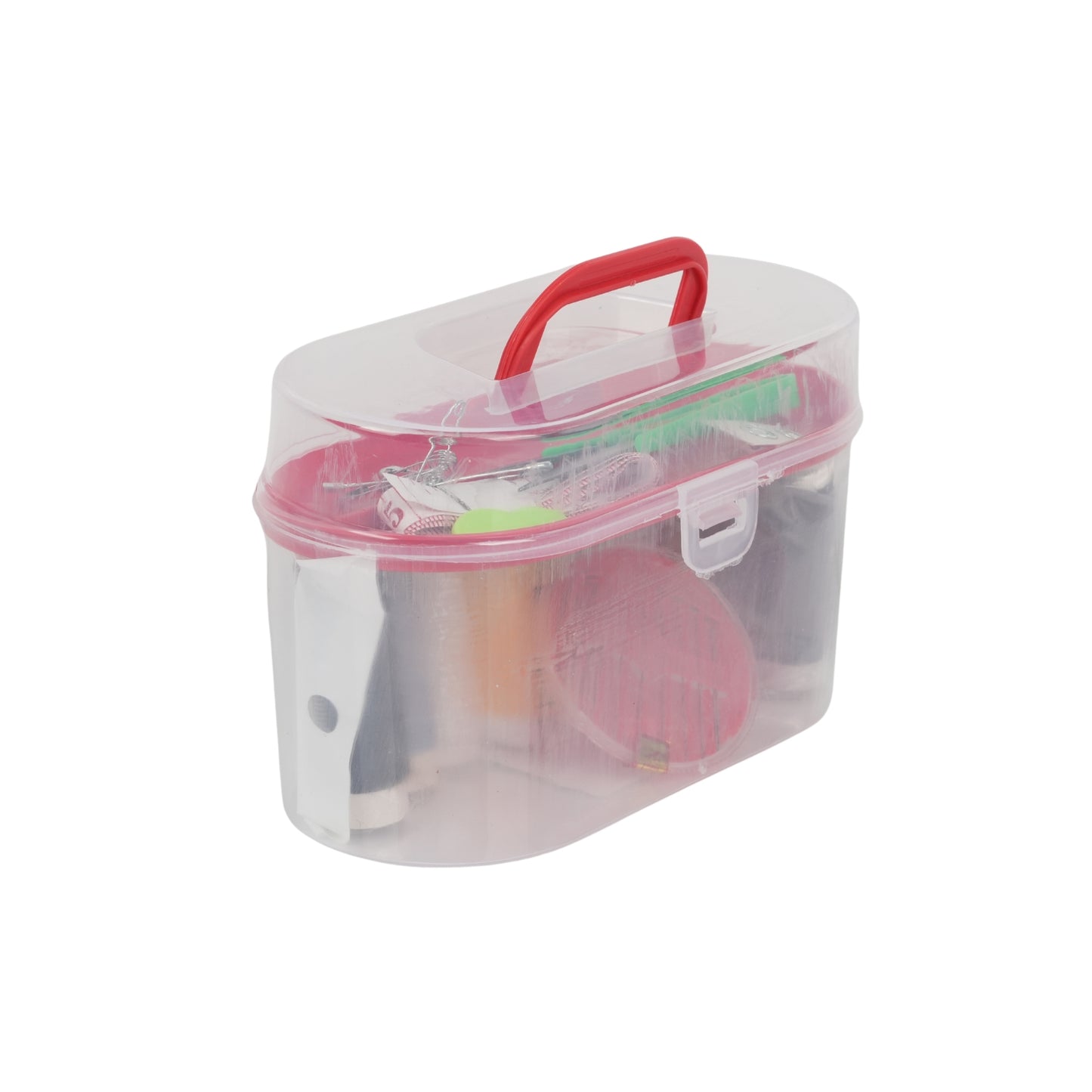 Portable Sewing Kit Box – Multi-Color Threads & Tools Set
