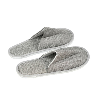 Breathable Open-Toe Indoor Spa Slippers