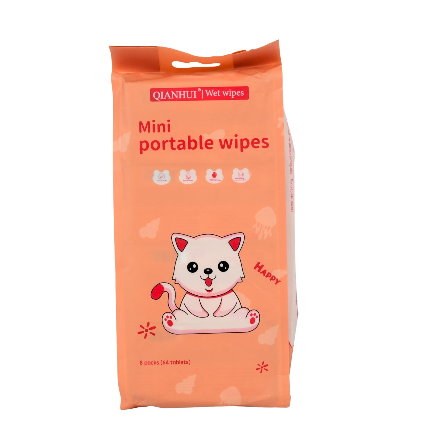Mini portable wipes