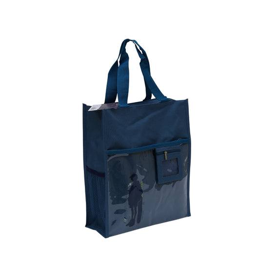 Blue unisex aesthetic tote bag for girls