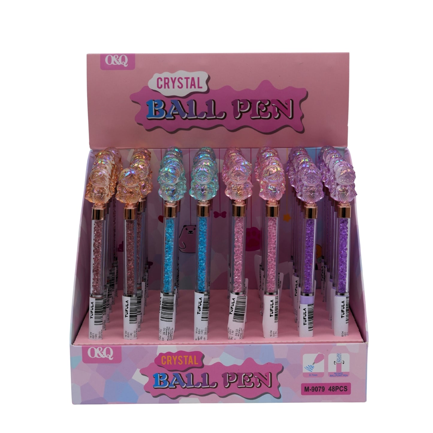 Colorful glitter pen (pack of 4)