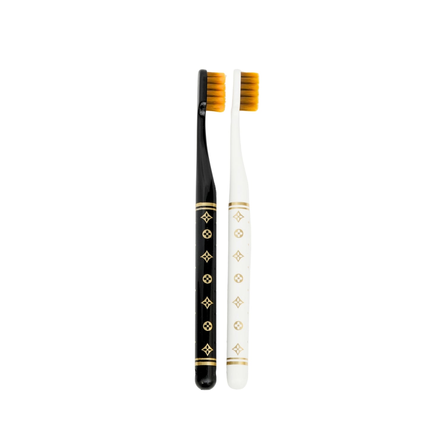 Premium Black & White Toothbrush Combo Set of 2