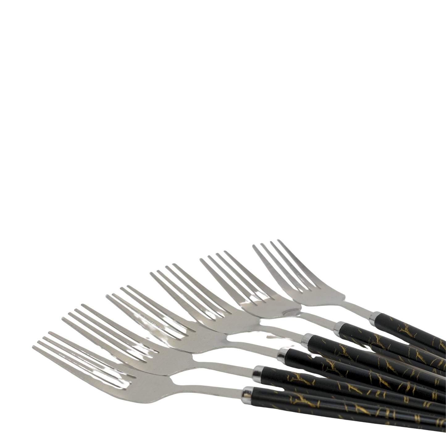 Marble Stainless Steel Dinner Fork Set
