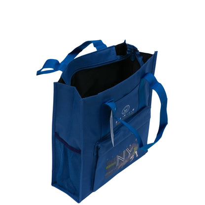 Blue aesthetic tote bag unisex style
