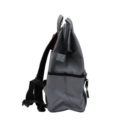 Grey backpack for travel