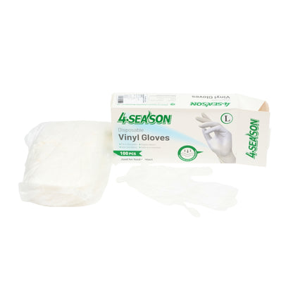 Disposable gloves in large size
