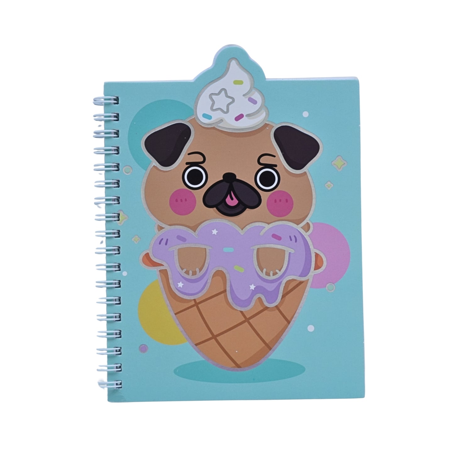Cute sparkling cover notebook for girls