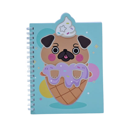 Cute sparkling cover notebook for girls