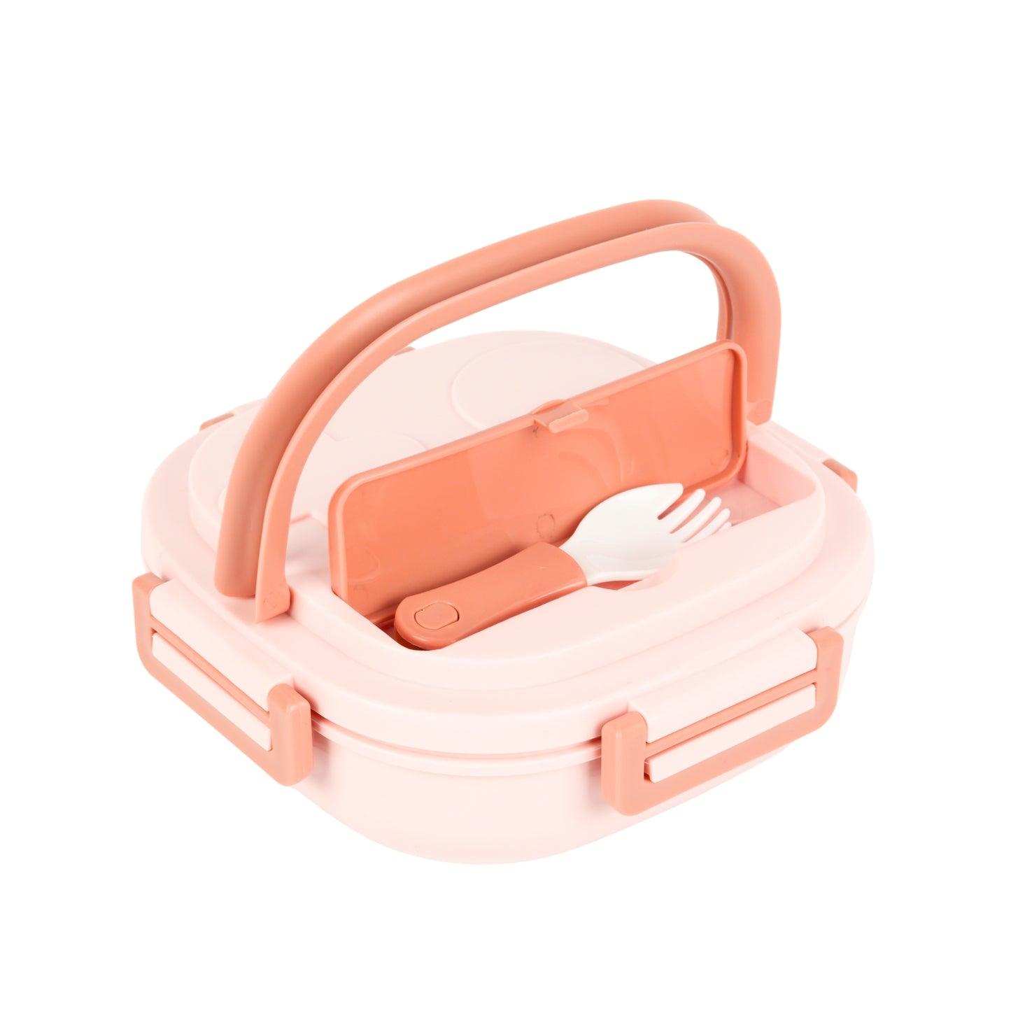 Steel Compartment Lunch Box With Handle