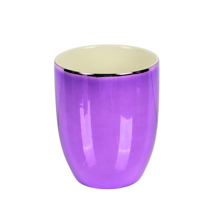 Ceramic Coffee Sipper With Leather Cover