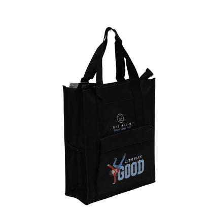 Black aesthetic tote bag unisex style
