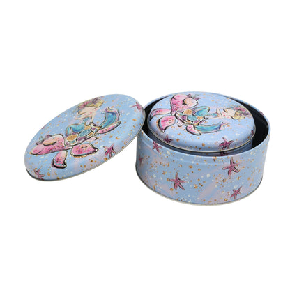 Sea Life Nesting Cookie Tin Set (2)