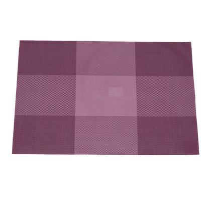 PVC Placemats For Dining Tables That Are Anti-Skid Washable Non-Slip And Heat-Resistant.
