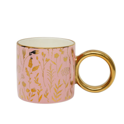 Handcrafted Golden Shimmer Art Premium Mug