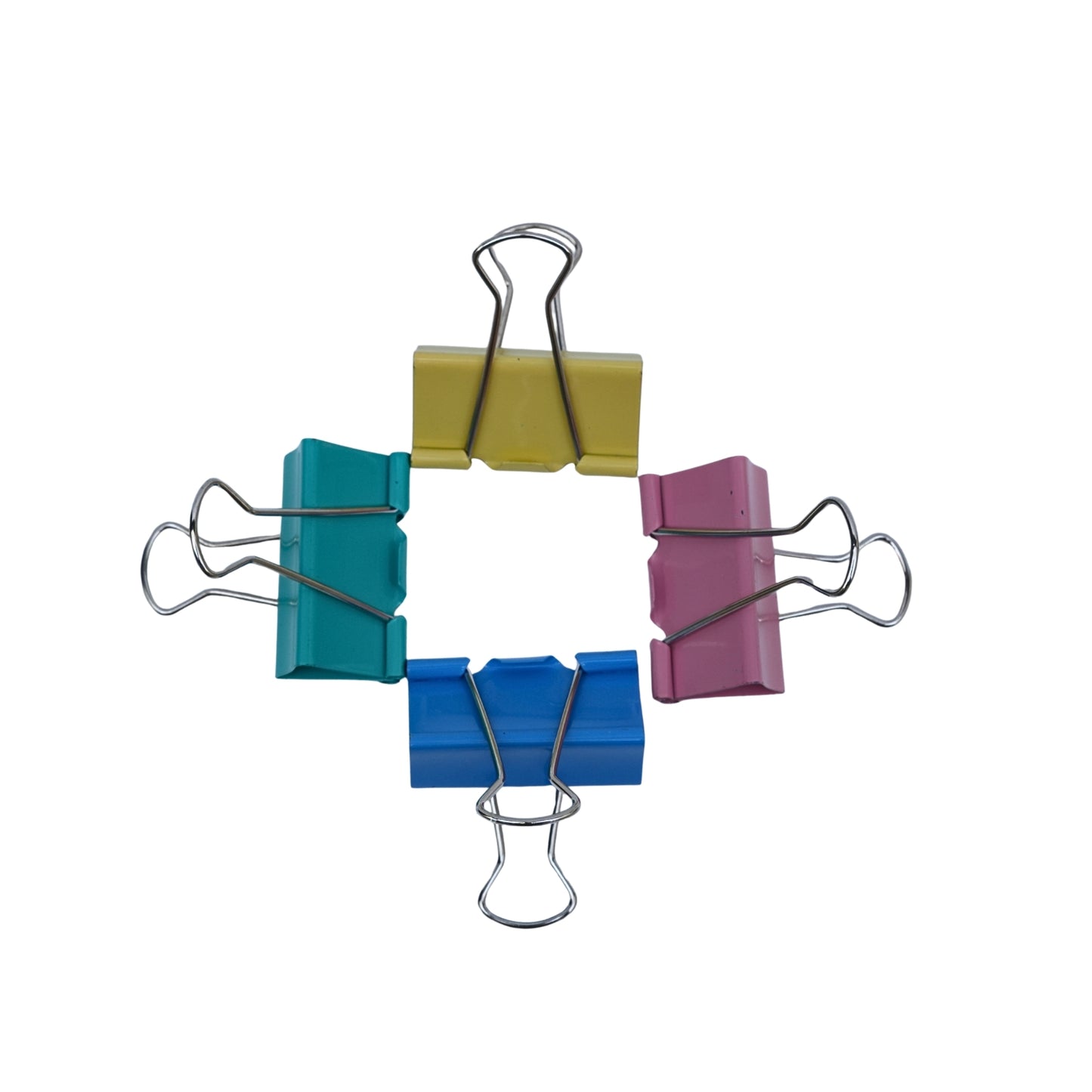 Colored binder clips