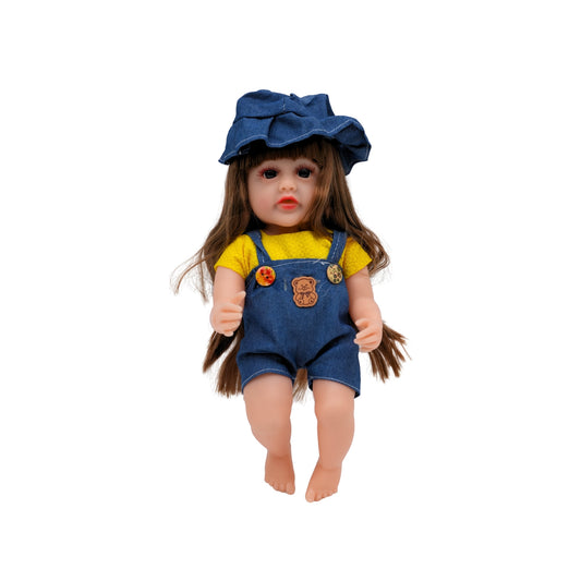 Cute doll with blue dress