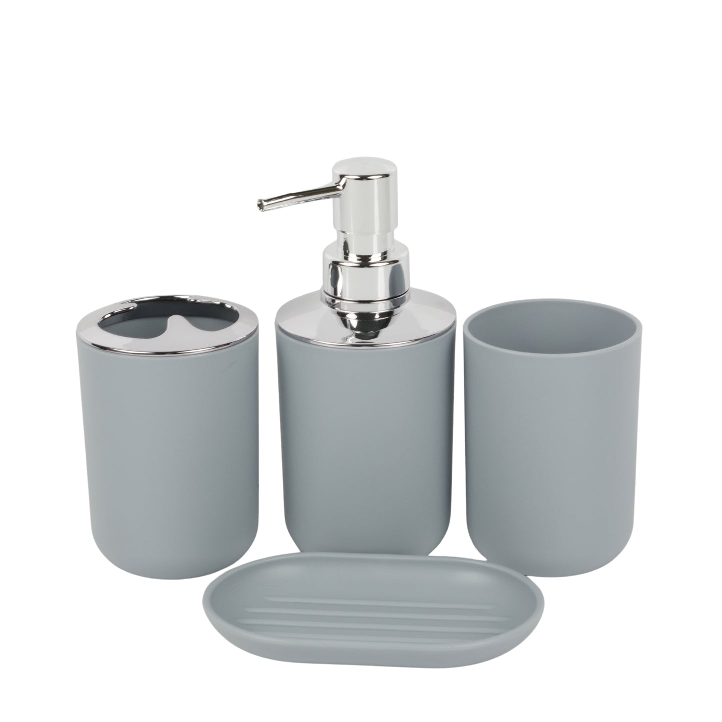 Bathroom Dispenser & Organizer Combo Set