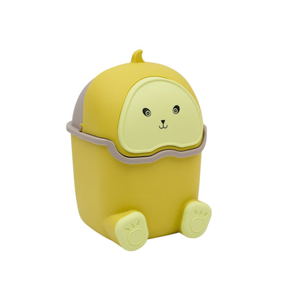 mini cartoon desktop trash can