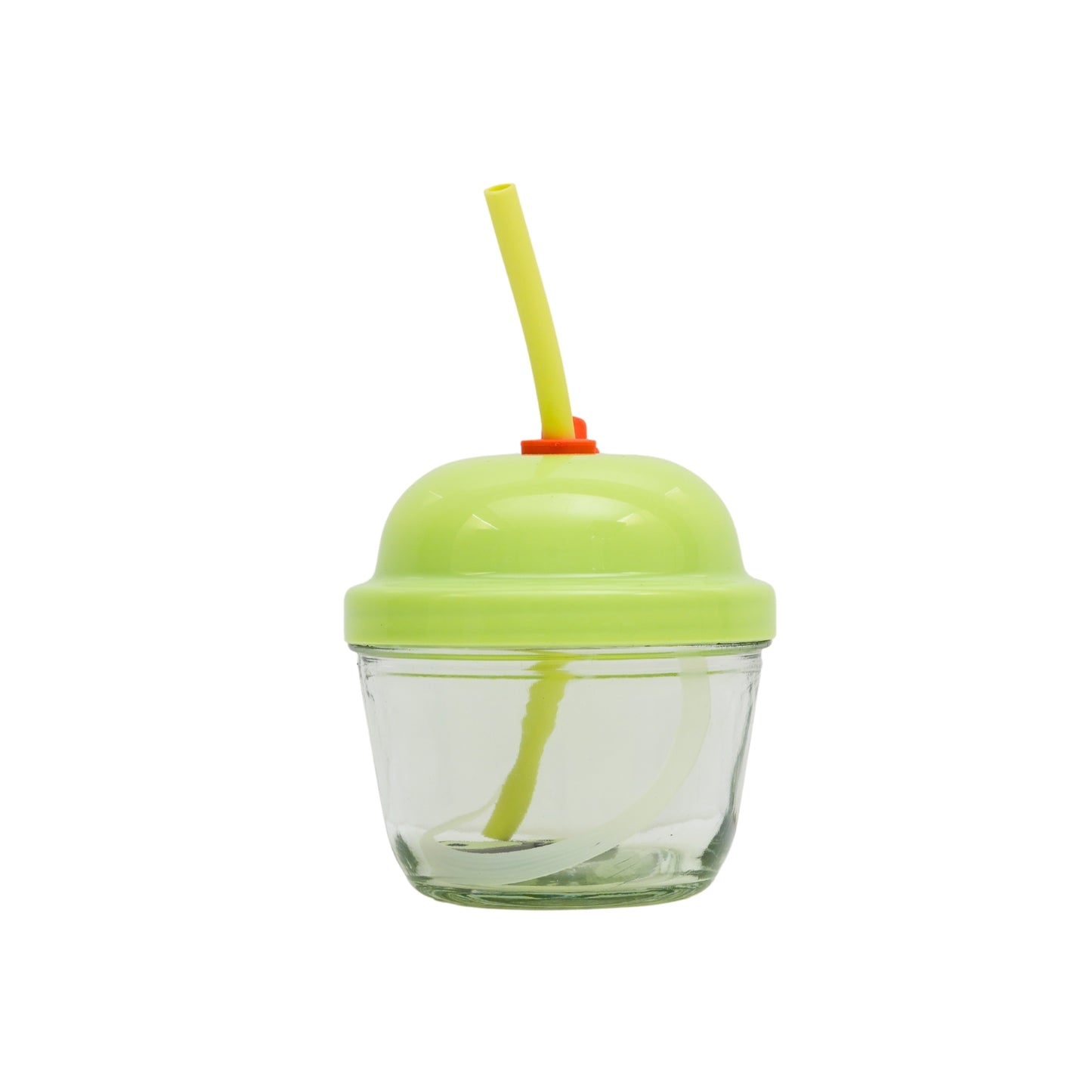 Small cute bottle with straw