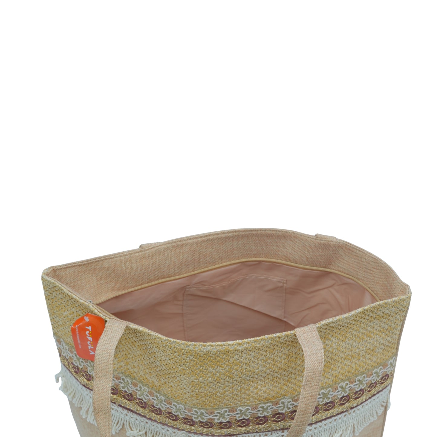 Designer Jute handbag