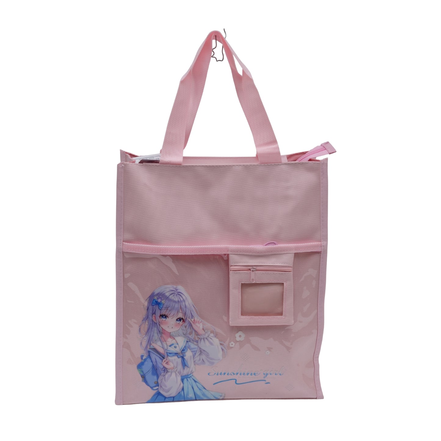 Pink aesthetic tote bag unisex style