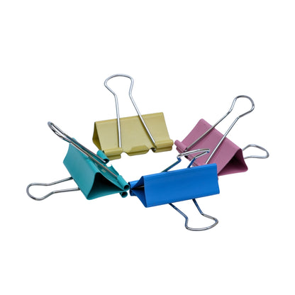 Colored binder clips