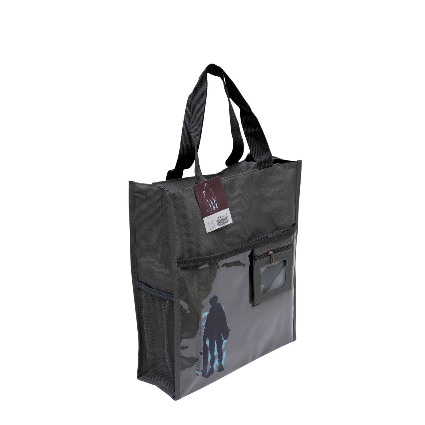 Grey unisex aesthetic tote bag