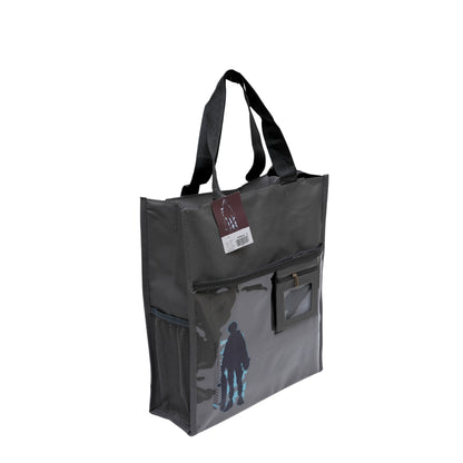 Grey unisex aesthetic tote bag